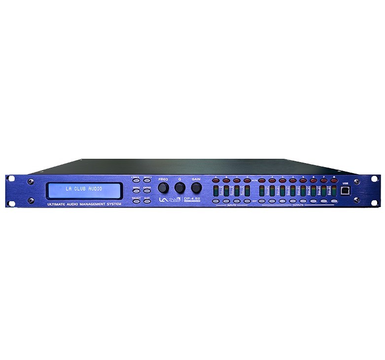DP4.8II 15 Segment PEQ Processeur de son surround 4 voies 3 voies Balance électronique